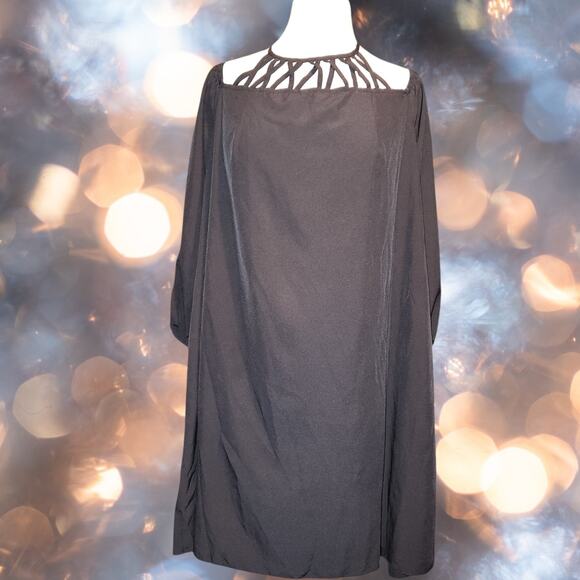 Shein Curve Black Dress - Size 2X - Elegant and Versatile - Picture 1 of 6